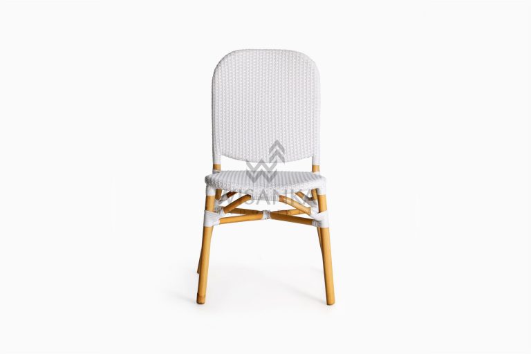 Ares Outdoor Wicker Bistro Chair front