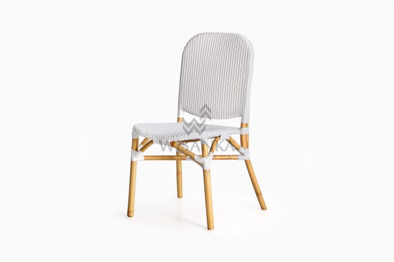Ares Outdoor Wicker Bistro Chair perspective