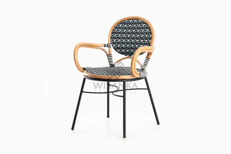 Aira Bistro Chair, Wicker Rattan Chair perspective