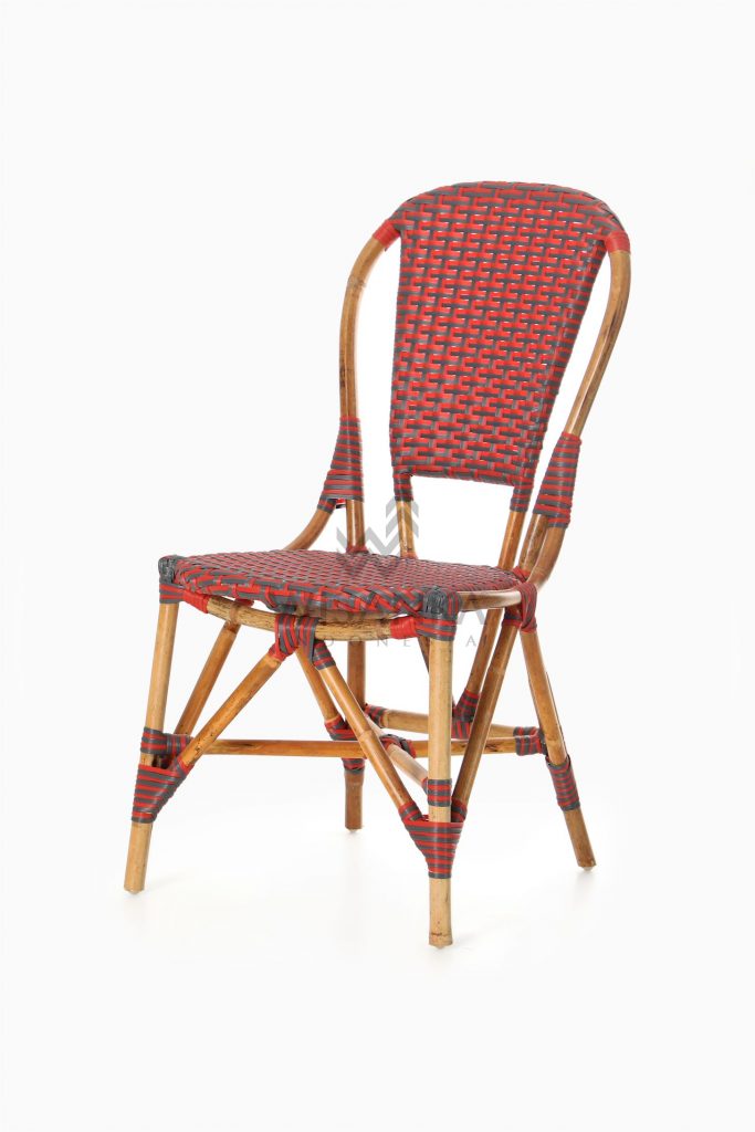 Clady Rattan Dining Bistro Chair perspective
