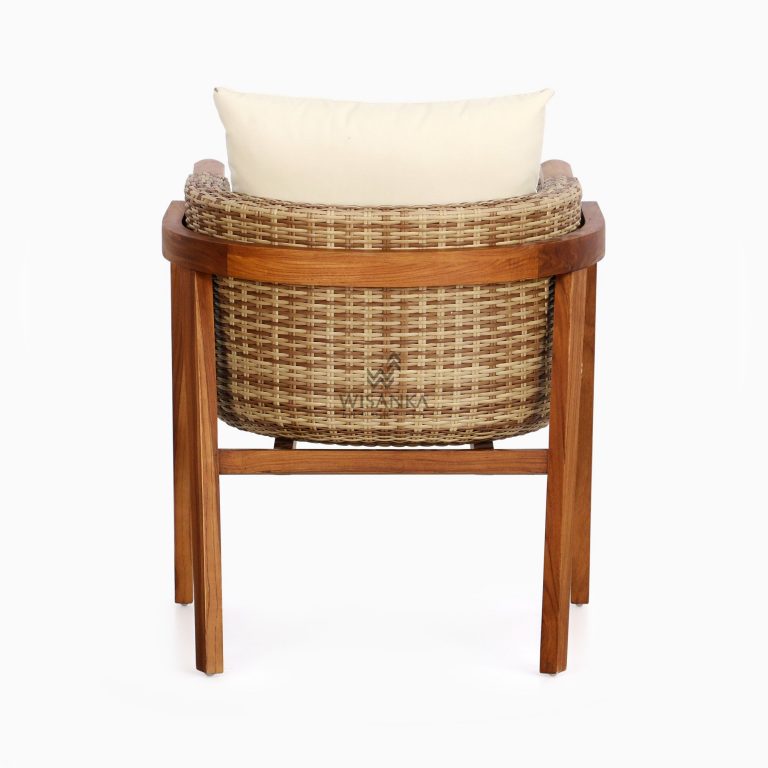Arka Terrace Chair - Outdoor Rattan Patio Furniture rear