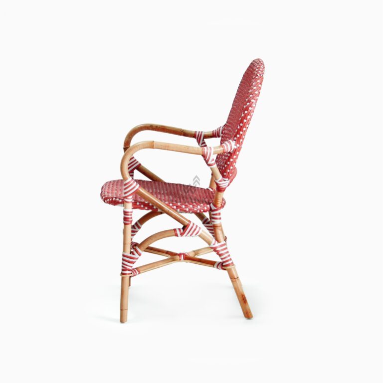 Clementine bistro chair - Rattan Garden Furniture side