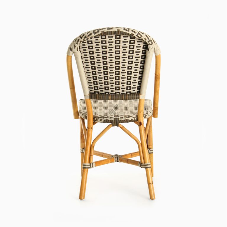 Hannah Bistro Chair - Outdoor Rattan Patio Furniture rear