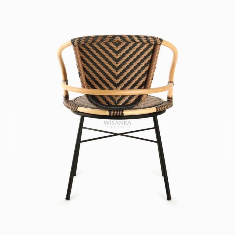 Talara Bistro Chair - Outdoor Rattan Patio Furniture rear