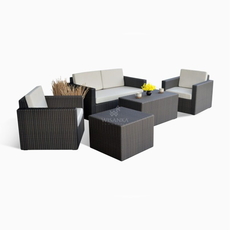Gratia Living set - Garden Rattan Cube Set